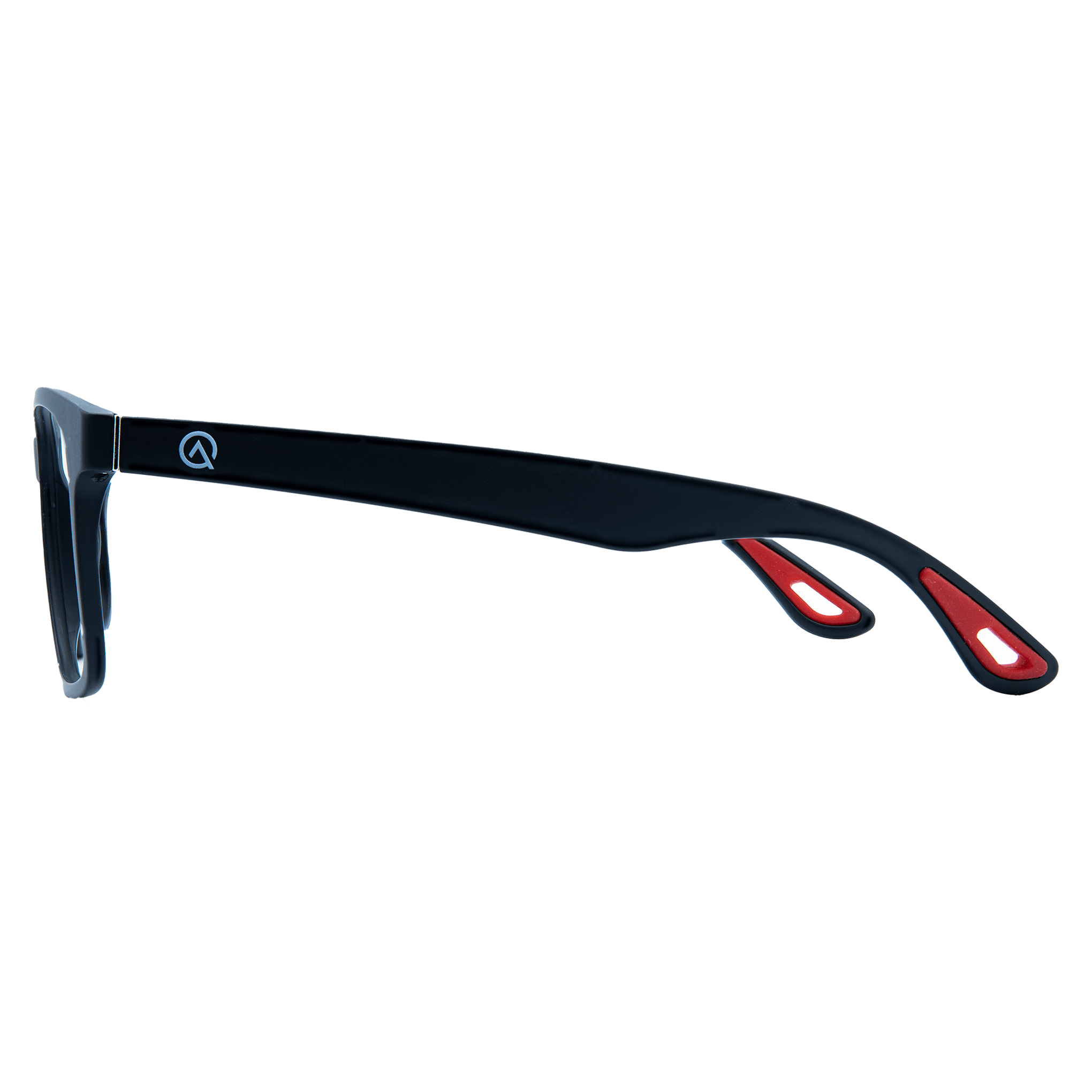 Black Gamer Glasses Side Sleep Lens