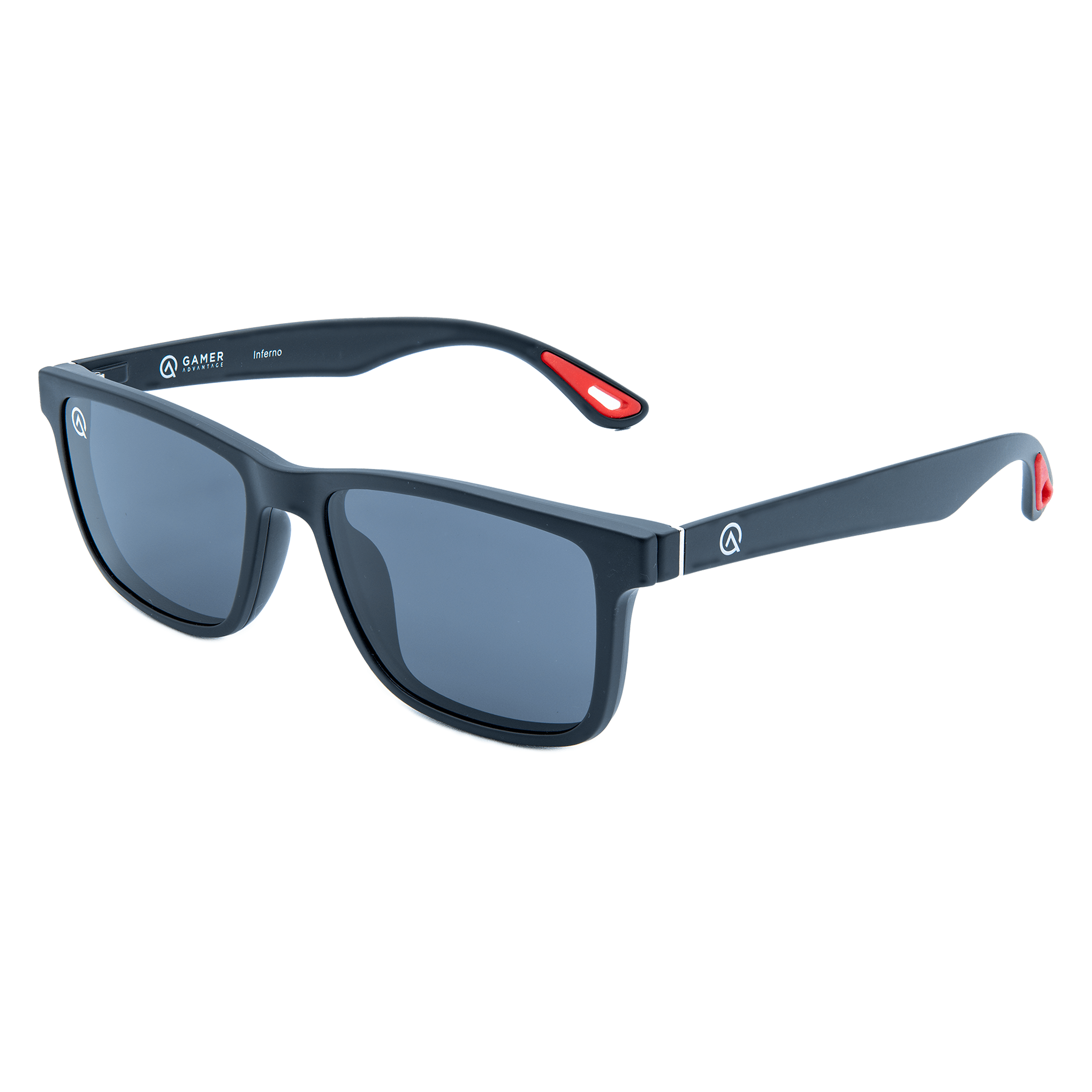 Black Gaming Glasses Sunclip Sleep Lens