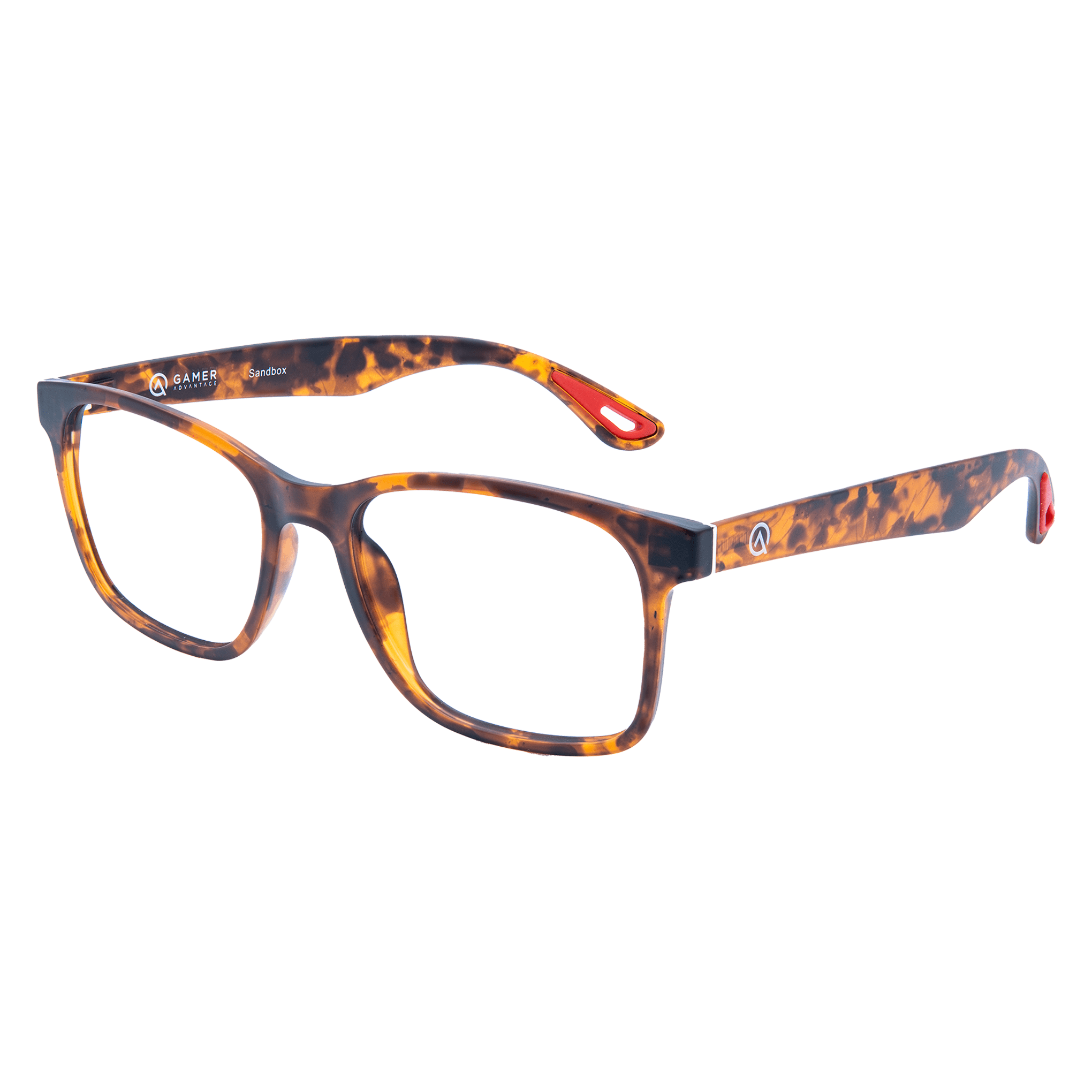 Tortoise Gamer Glasses Side Focus Lens