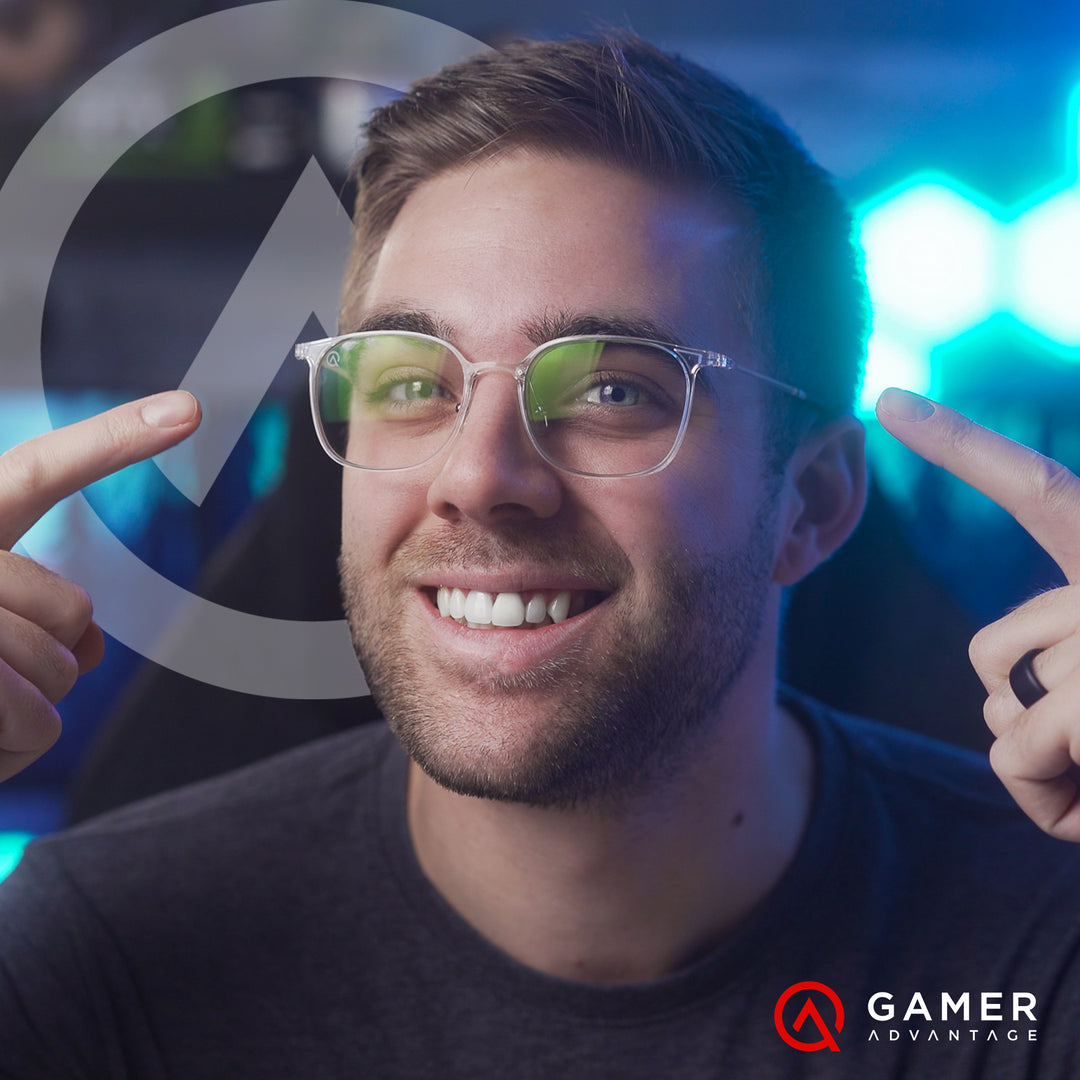 GAMER ADVANTAGE | Play Hard. Sleep Hard. | Blue Light Gaming Glasses –  Gamer Advantage