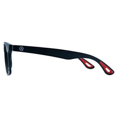 Black Gamer Glasses Side Sleep Lens #color_obsidian