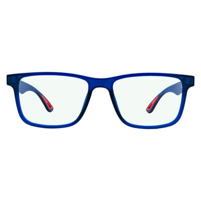 Blue Gaming Glasses Front Sleep Lens #color_blue-water