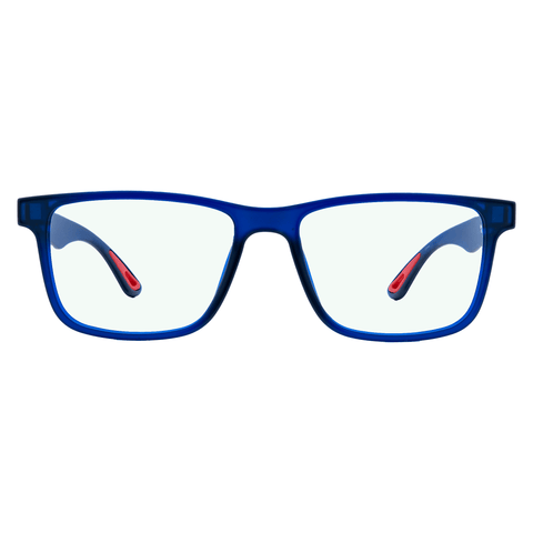 Blue Gaming Glasses Front Sleep Lens #color_blue-water