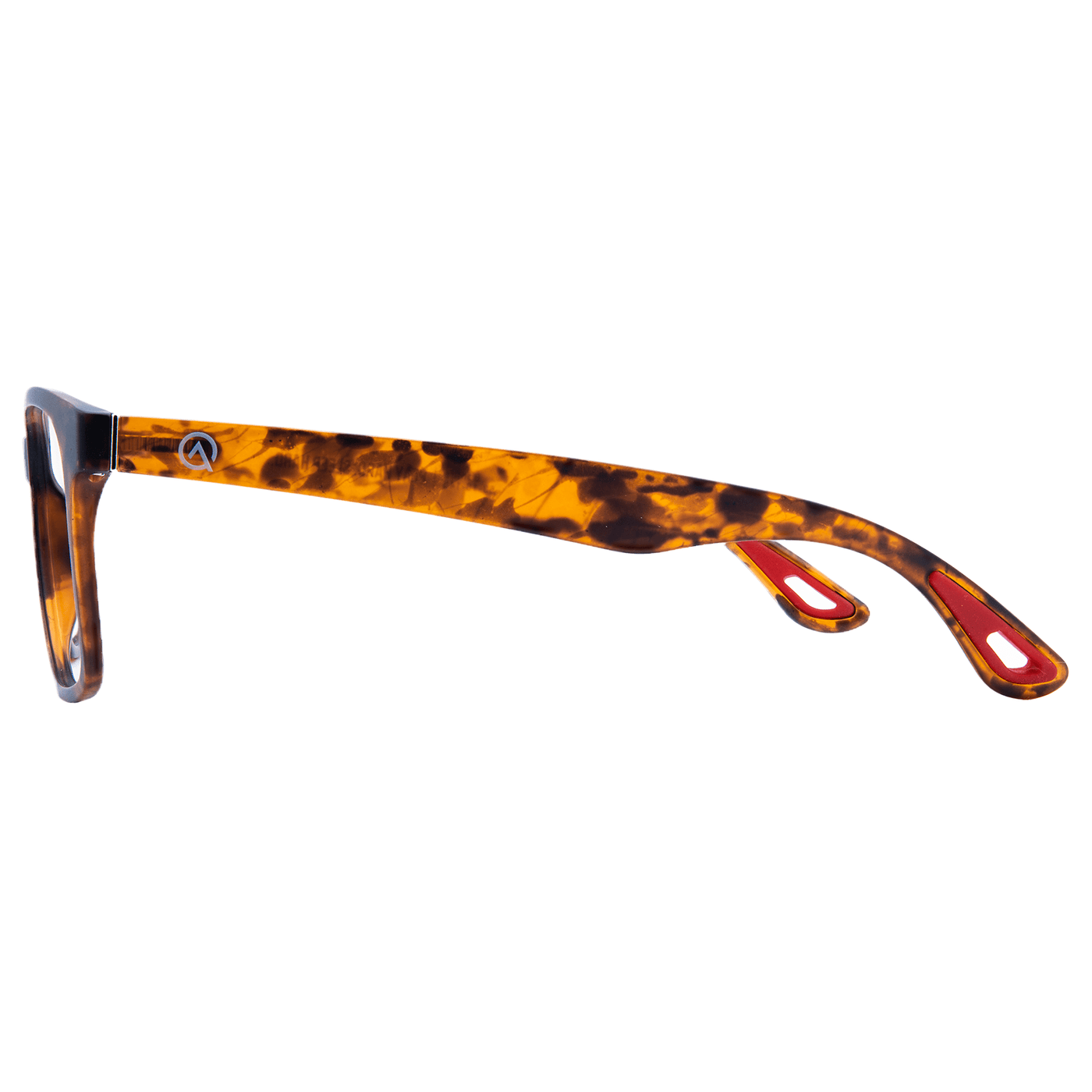 Tortoise Gamer Glasses Side Sleep Lens #color_bonfire