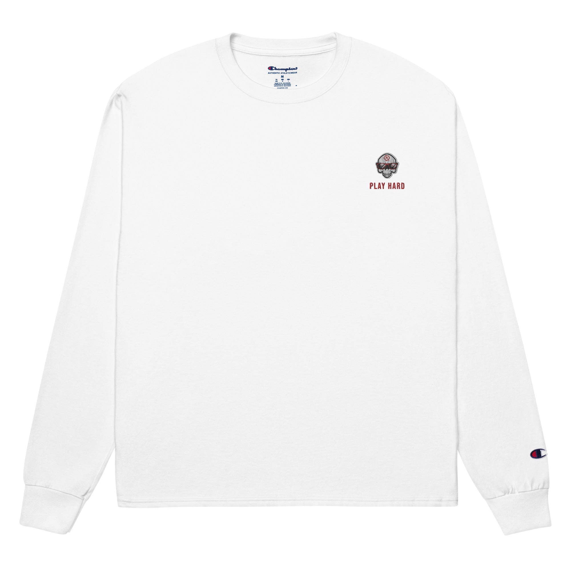 Champion long sleeve shirt white online