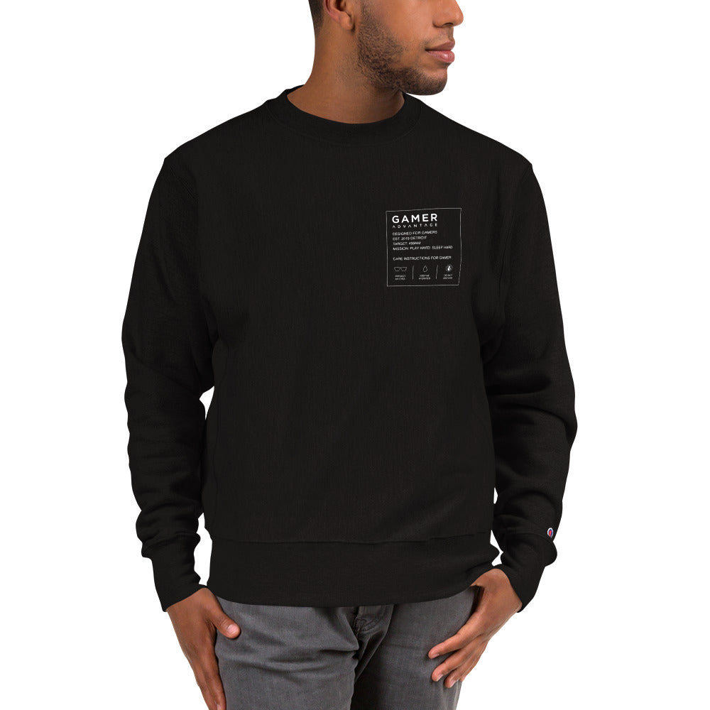 Champion Sweatshirt Gamer Care Instructions L